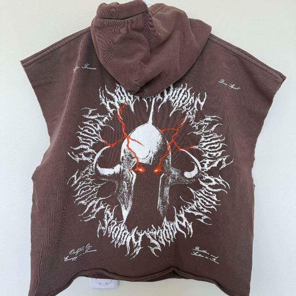 Darc Sport Grunge Cut-off Hoodie "Ragnarok"